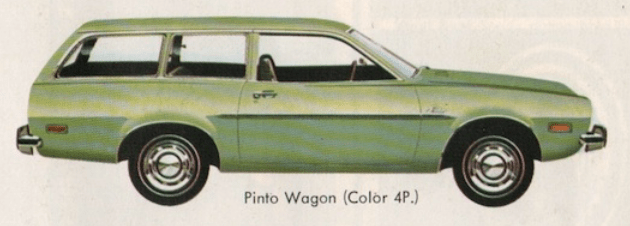 1970's Ford Exterior Color Code 4P