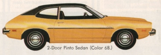 1970's Ford Exterior Color Code 6B